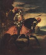 TIZIANO Vecellio Emperor Charles V at Mhlberg ar oil on canvas